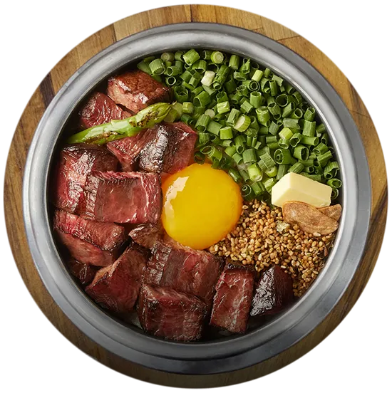 소고기 스테이크 솥밥